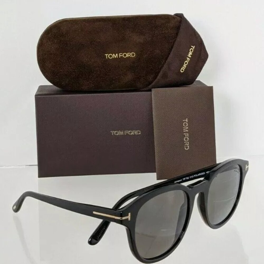 Tom Ford Black Polarized 57mm Sunglasses